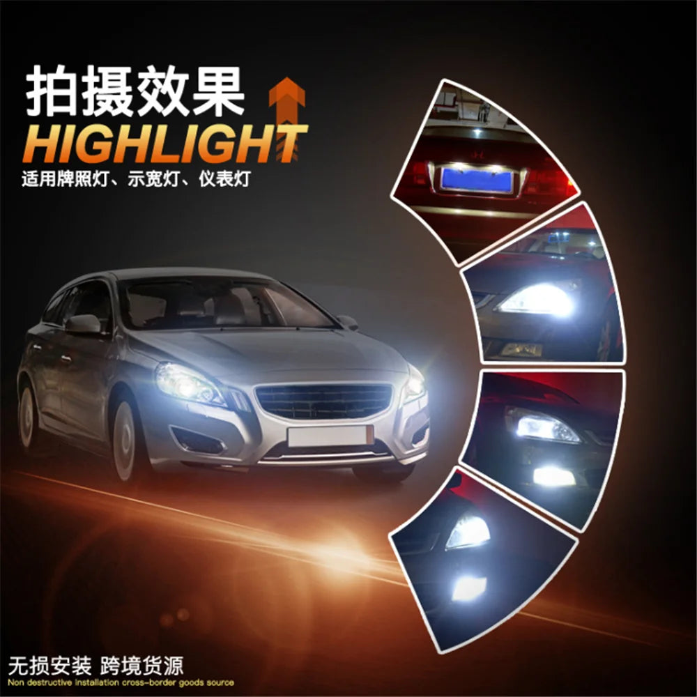 10Pcs T10 Led Canbus W5W Interior Light For Holden Commodore Statesman Caprice Alfa Romeo Mito Spider GT Giulietta