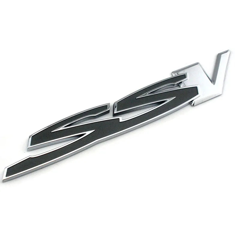 High Quality Chrome Logo SSV VE VF Car Boot Trunk Emblem Decal Badge For Commodore Monaro SSV Decoration