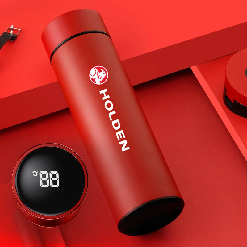 Car Thermoses Water Bottle Portable Travel Mug with Smart LCD For Holden VT VX VU VY HSV Astra Commodore Cruze