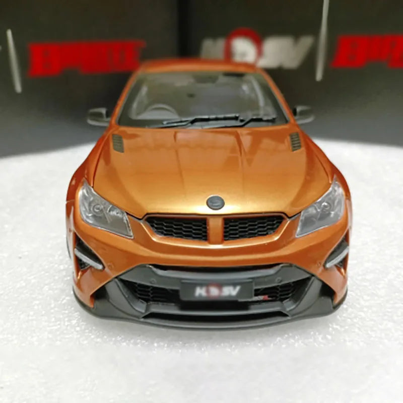 Diecast 1:18 Scale Holden HSV GTSR HERON Orange-Gold Alloy Simulation Sedan Model Collectible Ornament Toy Gift-No certificate