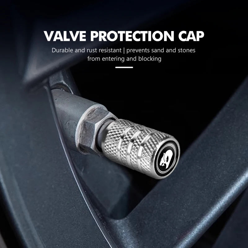 4pcs Aluminum Car Tire Valve Caps Wheel Dustproof Valve Cover For Holden VZ VE Colorado Caprice VT VX VY HSV Cruze Rodeo Astra