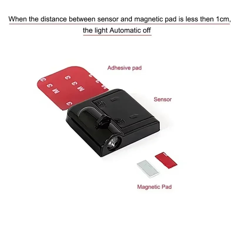 2x Car Logo Wireless Courtesy Car Door Projector LED Shadow Lights For Holden HSV Trailblazer Commodore Colorado GTS  Accessorie