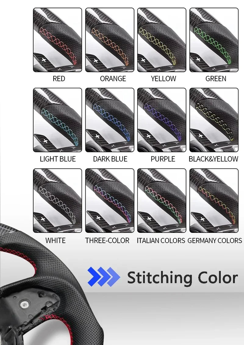 Carbon Bos Custom Forged Carbon Fiber for Holden Commodore HSV Steering Wheel Pontiac G8 VF VE for Holden Car Parts Alcantara