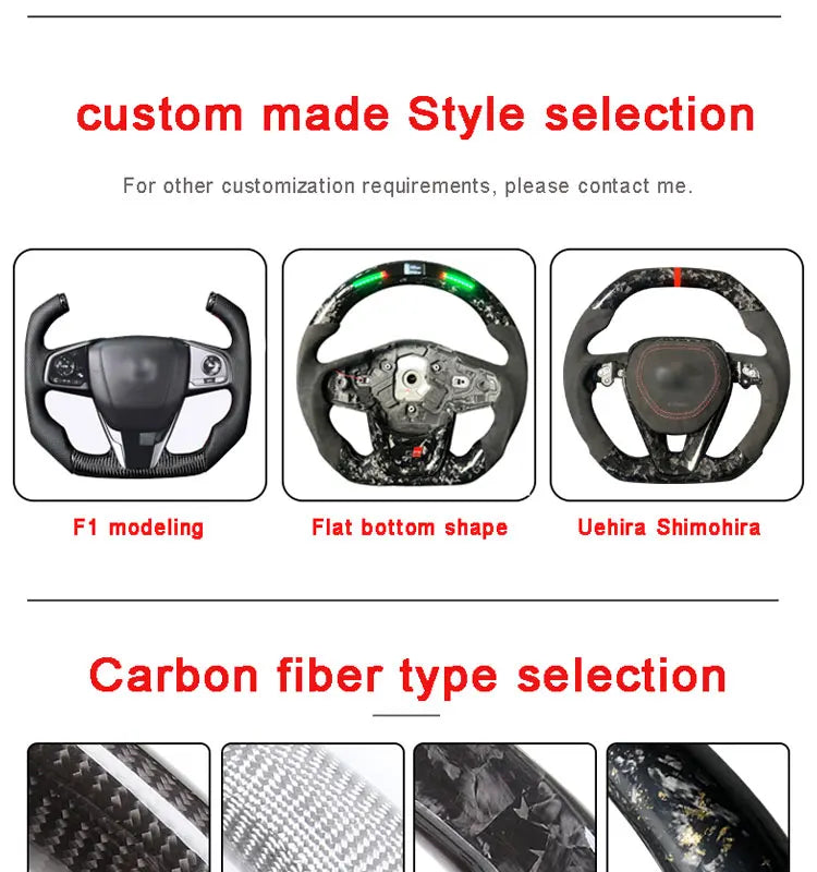 Carbon Fiber Steering Wheel For Commodore HSV E123 Pontiac G8 2008-2009 Holden Commodore Upgrade Racing Wheel