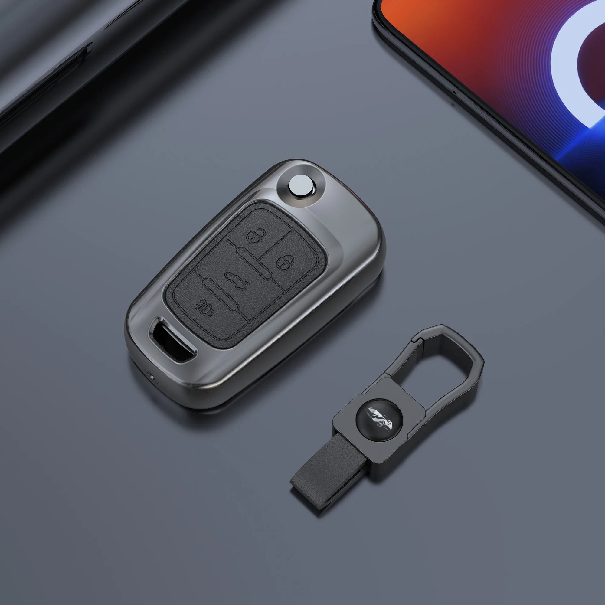 1 Pcs Zinc Alloy Car Key Case Shell Fob For Buick For Chevrolet Cruze Aveo Trax Opel Astra Corsa Meriva Zafira Antara J Keychain