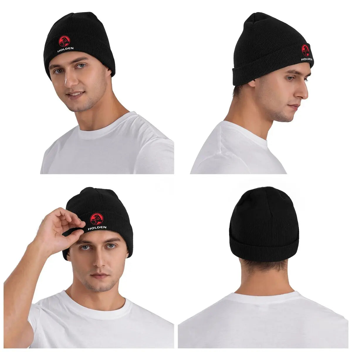 Best Seller Holden Logo Merchandise Warm Knitted Cap Fashion Bonnet Hat Autumn Winter Outdoor Beanies Hats for Unisex Adult