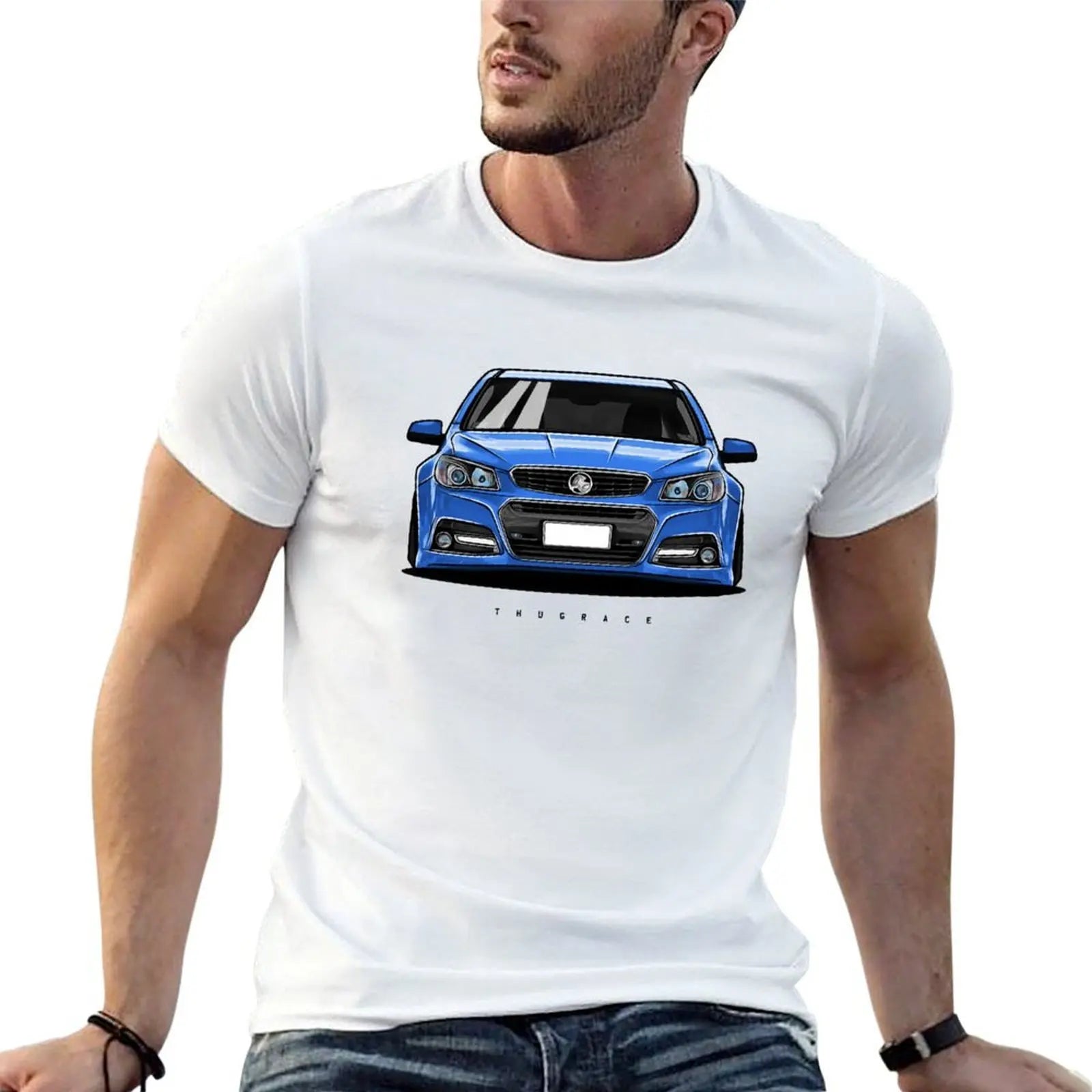 holden commodore ss car art T-Shirt cotton t shirt pack anime t shirts for man T-Shirt