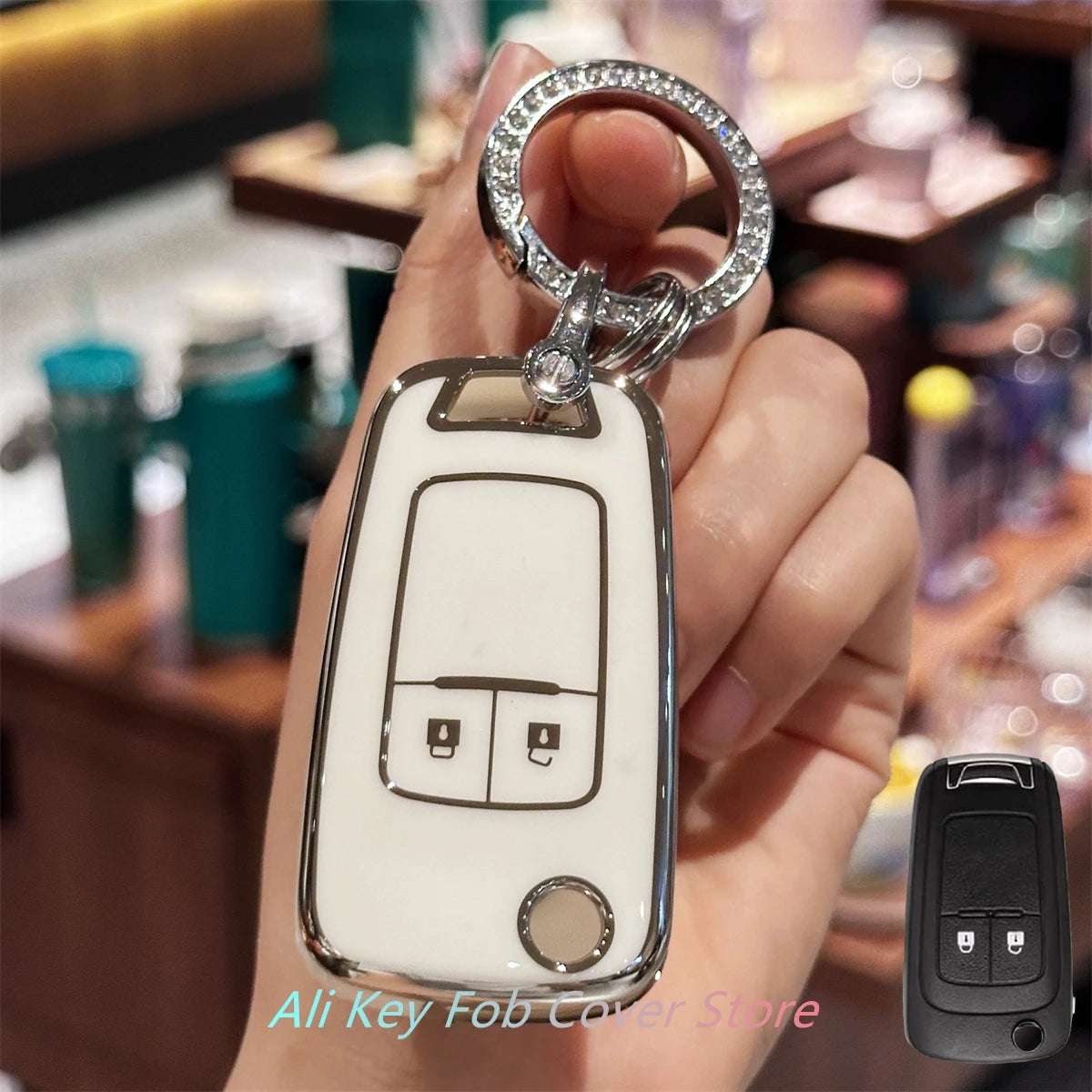 Key Fob Cover Keychain Lanyard for Vauxhall Zafira Astra Insignia Holden Flip Car Key Shell Cover