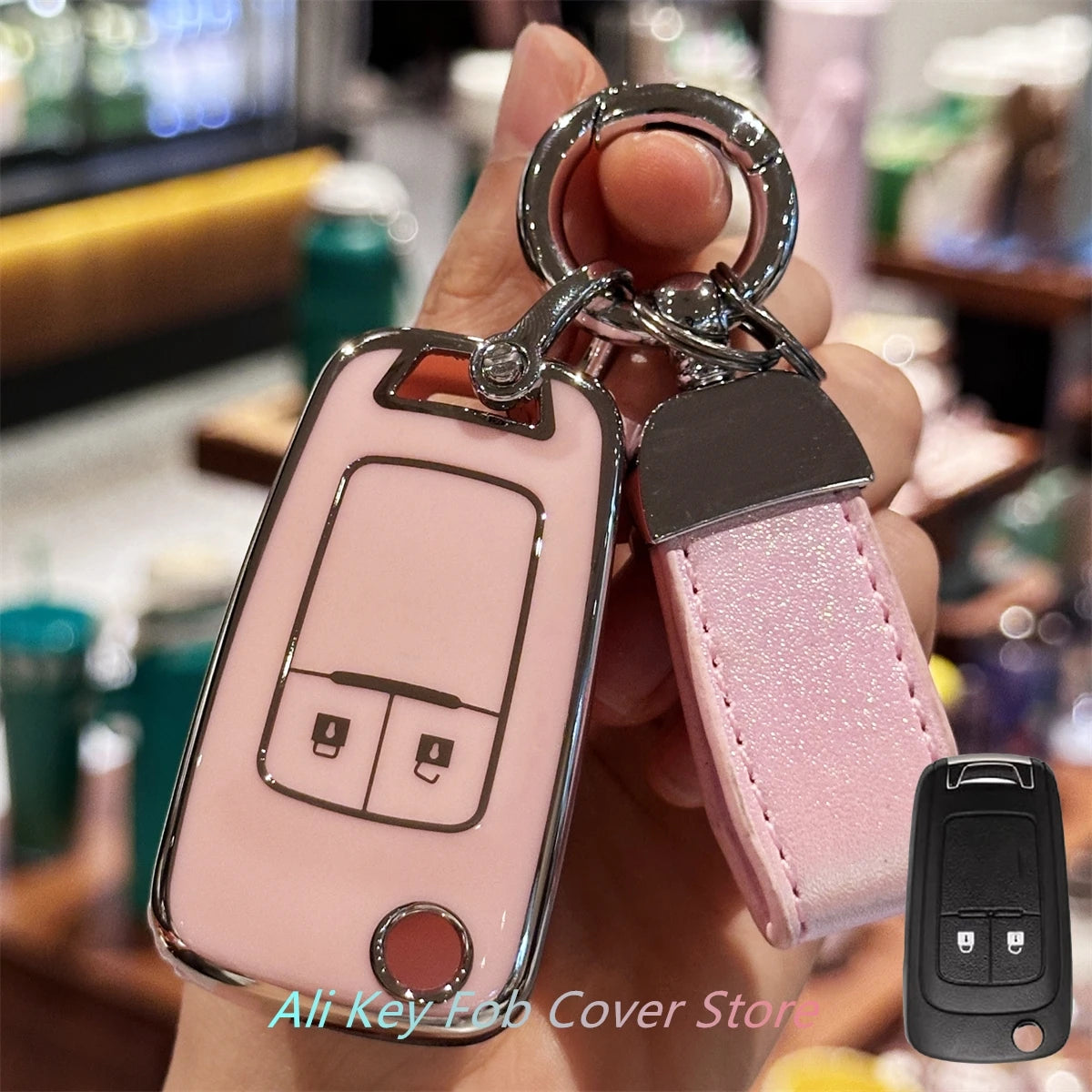 Key Fob Cover Keychain Lanyard for Vauxhall Zafira Astra Insignia Holden Flip Car Key Shell Cover