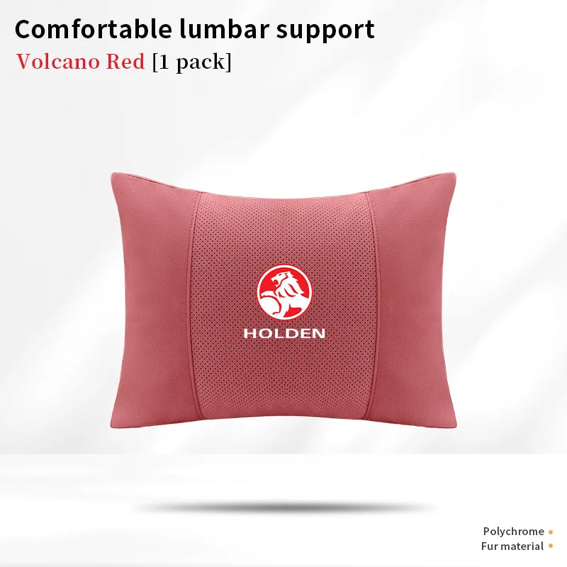 For Holden Commodore Monaro Trailblazer Badge Emblem Colorado Captiva Car Headrest Neck Support Seat Lumbar Cushion Neck Pillow
