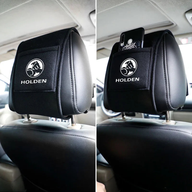 Car Headrest Protect Cover For Holden Astra Commodore Cruze Monaro Trailblazer Colorado HSV VF Ute SV6 Sportwagon WN Accessories