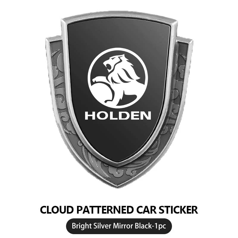 For Holden Car Styling 3D Shield Metal Emblem Badge Sticker Decoration Decal Colorado Captiva Commodor VY VZ HSV Astra VT VX VU