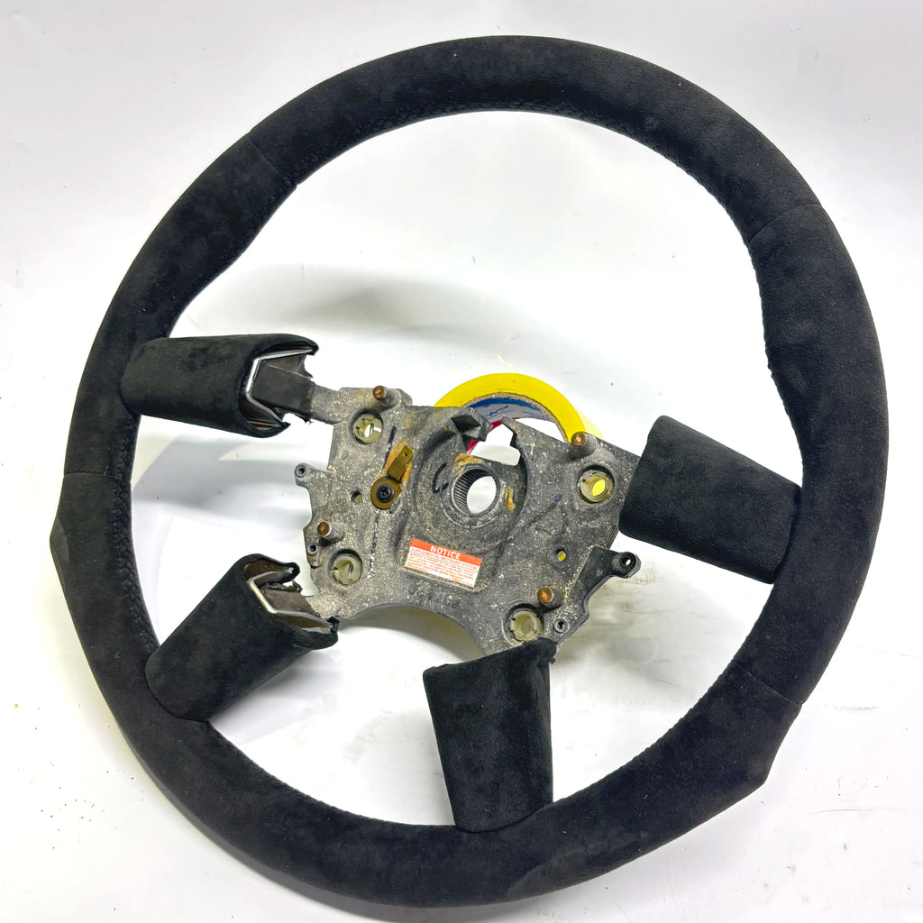 Custom Black Alcantara Leather Custom Steering Wheel For The Pontiac Gto/Holden Holden Commodore Vz Vy 2004-2006