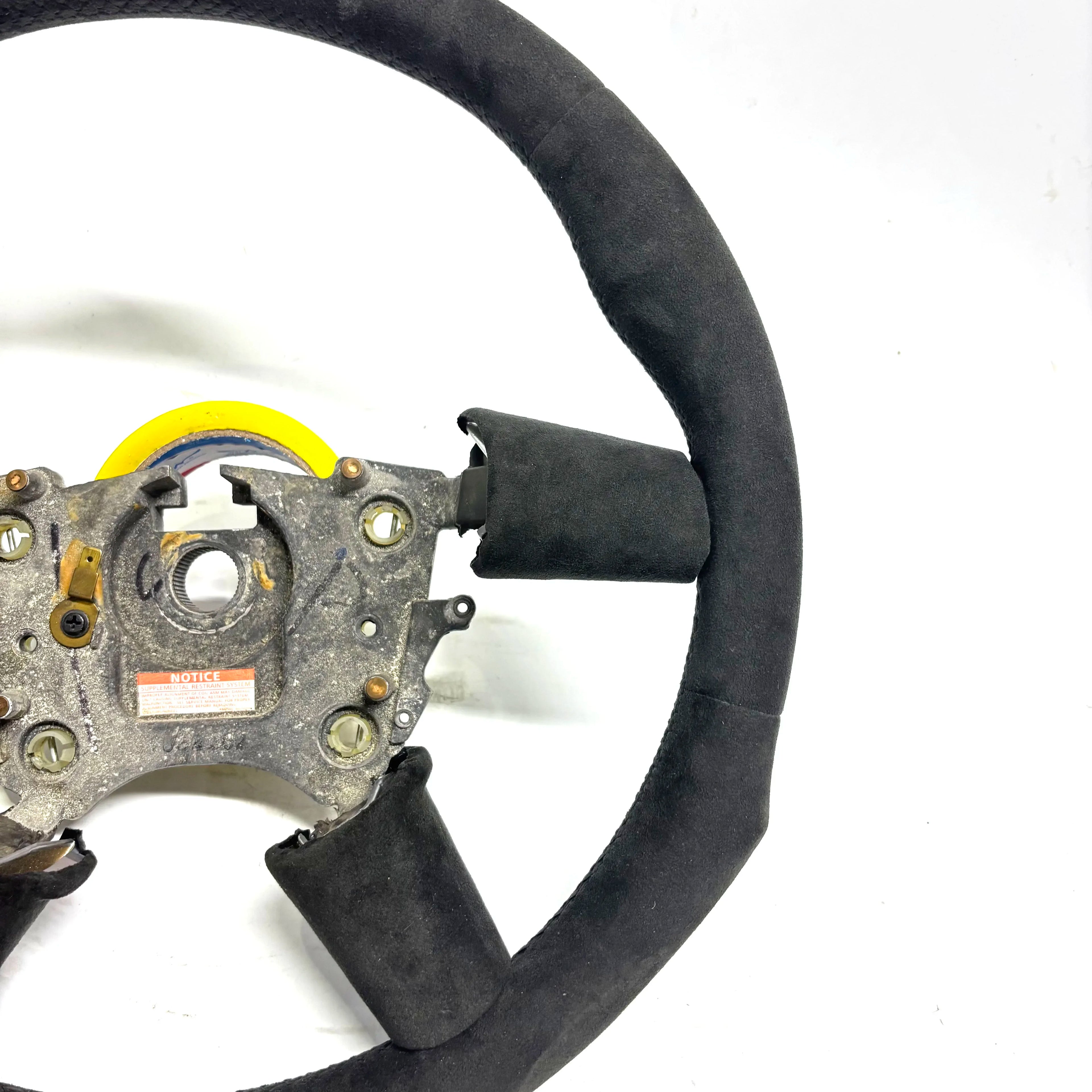 Custom Black Alcantara Leather Custom Steering Wheel For The Pontiac Gto/Holden Holden Commodore Vz Vy 2004-2006