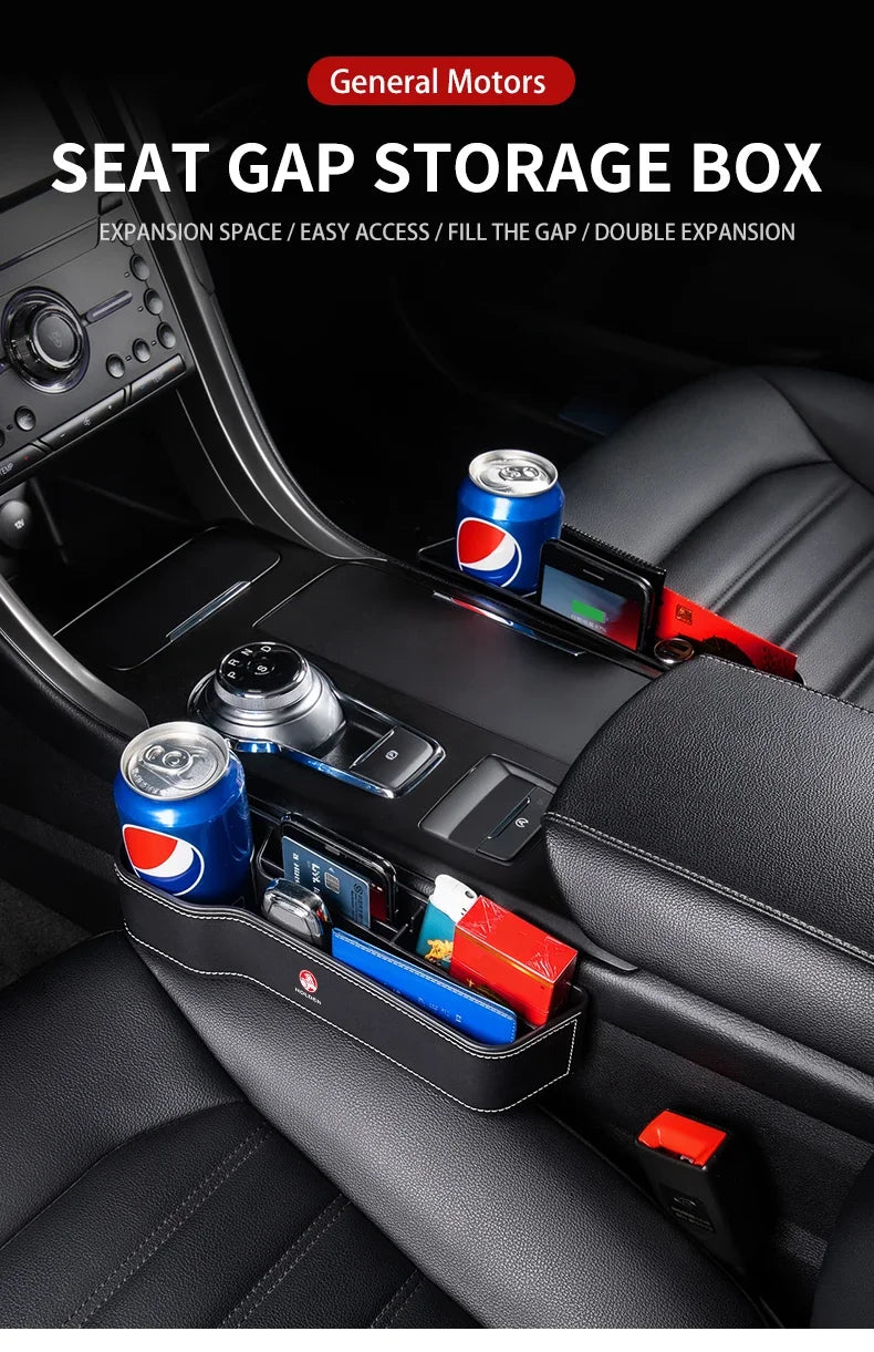 Car Seat Gap Storage Box Cup Multifunctional Pocket Catcher Organizer For Holden Astra Commodore Cruze Monaro Trailblazer