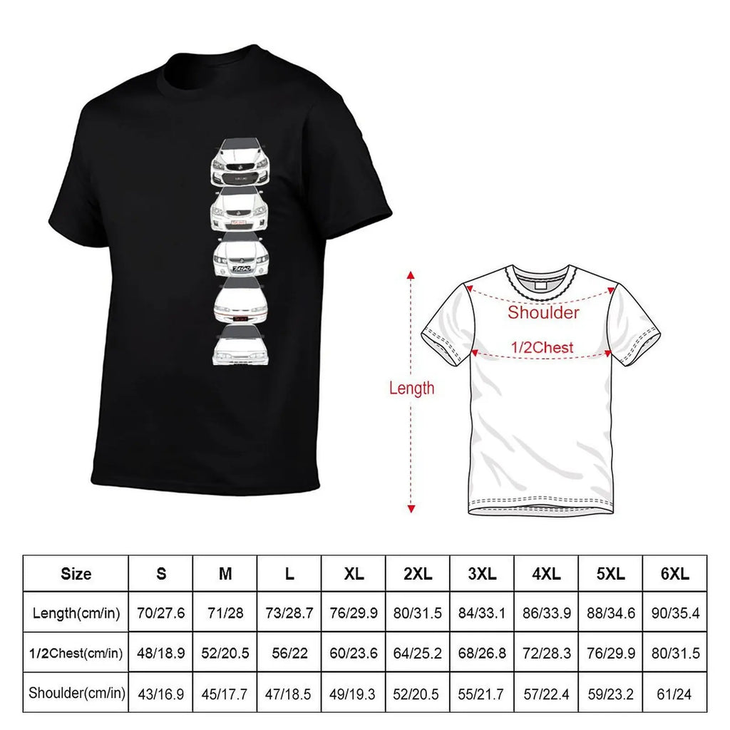 the evo Holden Commodore SS T-Shirt man tshirt t shirts with prints T-Shirt