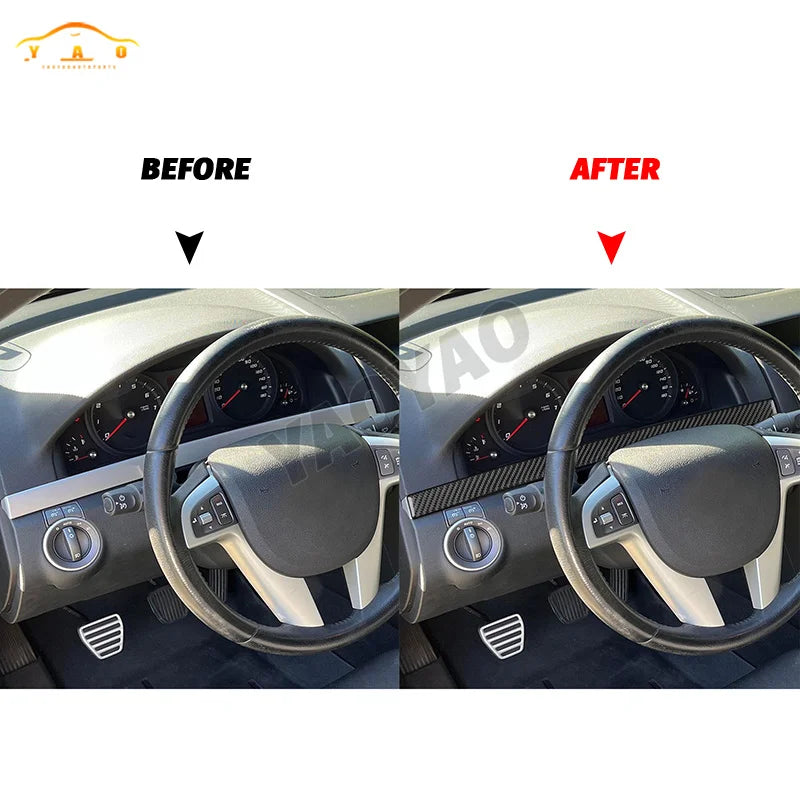 Carbon Fiber For Pontiac G8 2008-2009 For Holden Commodore 2006-2012 Car Dashboard Panel Trim Cover Sticker Car Accessories