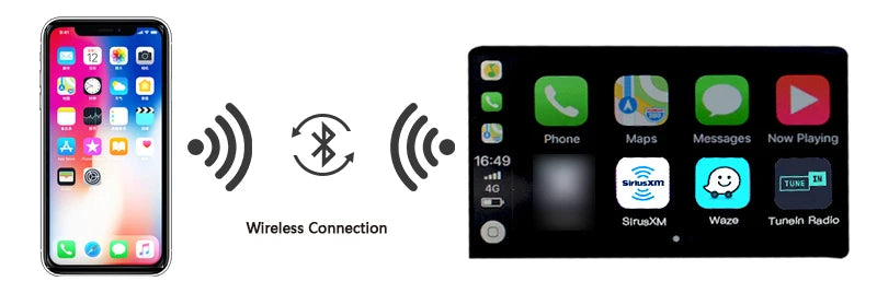 kSmart auto Wireless CarPlay AndroidAuto Retrofit for Holden Commodore VF1 VF2 MyLink system Support OEM Microphone