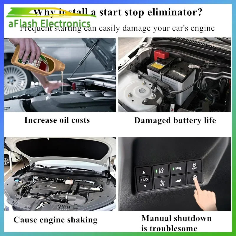 For Buick Regal 2018-2023 Holden ZB Commodore OBD2 Car Auto Start Stop Canceller Eliminator Closer Disabler Plug and Play