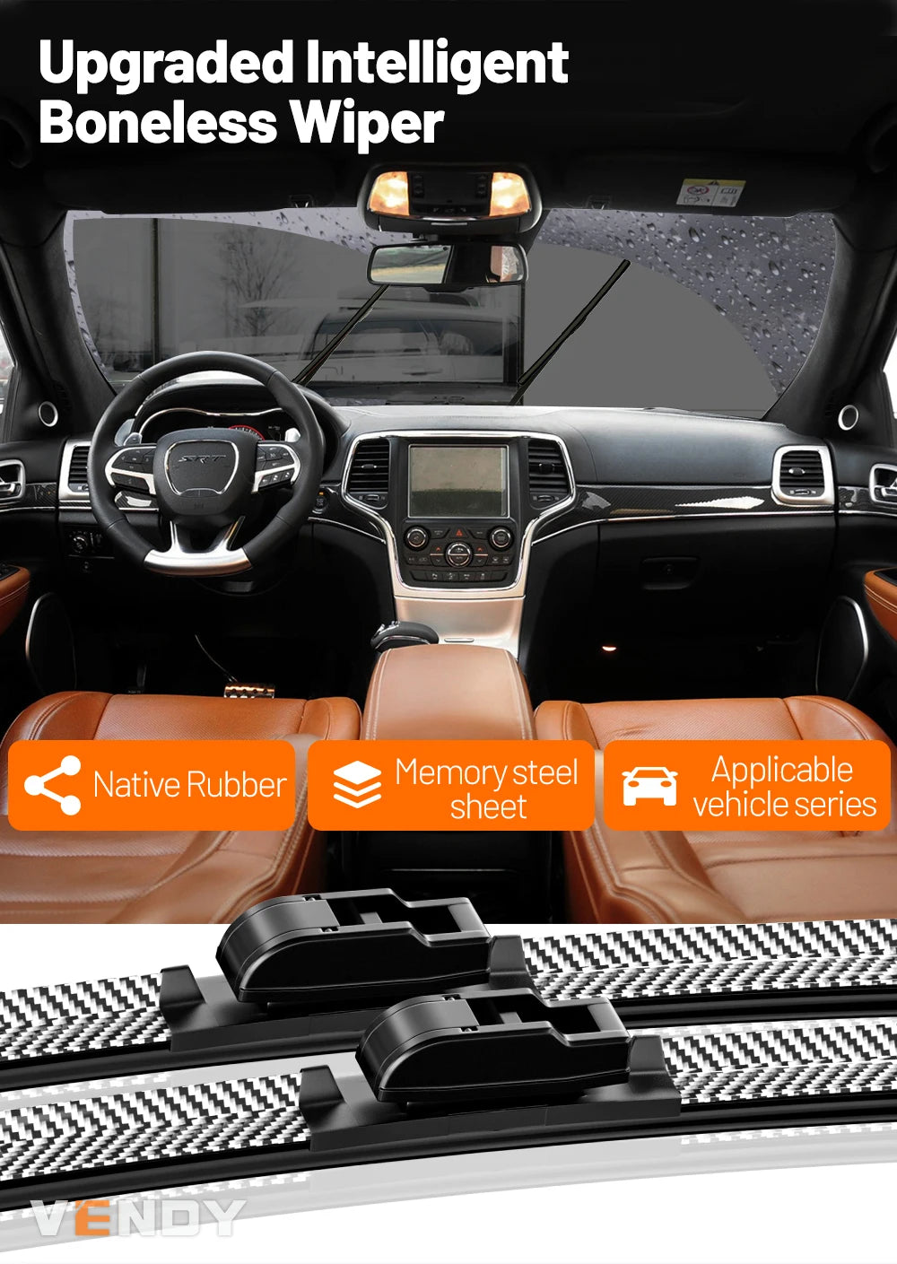 For Holden Commodore VE VF 2006-2017 2007 2008 2009 2010 2011 2012 2014 2pcs Front Windshield Wiper Blades Windscreen Wipers