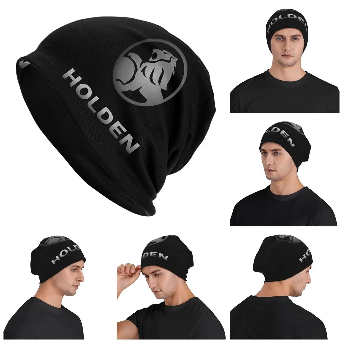 Best Edition Holden Logo Essential Warm Knitted Cap Hip Hop Bonnet Hat Autumn Winter Outdoor Beanies Hats for Men Women Adult