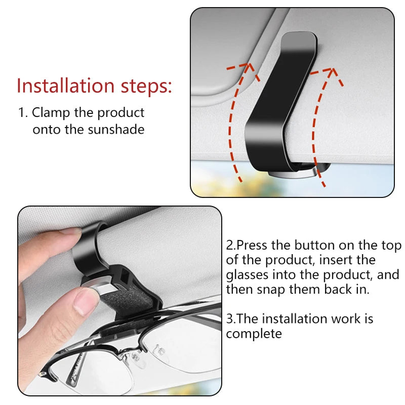 Car Sunglasses Clip Holder Woman Men Glasses Clip Storage Protector Accessories For Holden Colorado Captiva Commodor VT VX VU VY