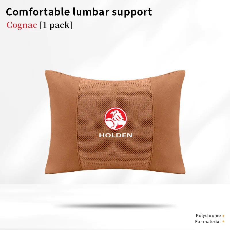 For Holden Commodore Monaro Trailblazer Badge Emblem Colorado Captiva Car Headrest Neck Support Seat Lumbar Cushion Neck Pillow