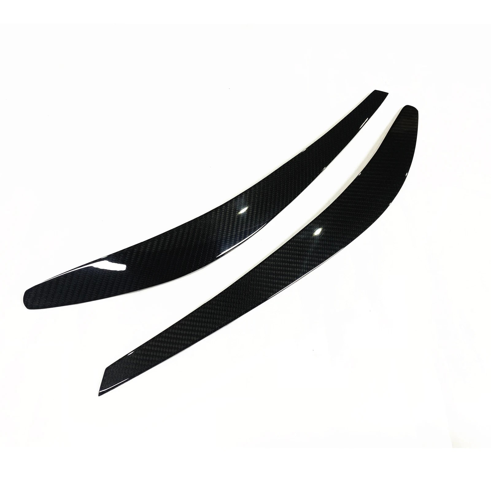 2PCS Carbon Fiber Headlight Eyebrow Sticker Car Front Head Light Eyelid Cover Trim For Holden VE Commodore SS SSV SV6 S Evoke