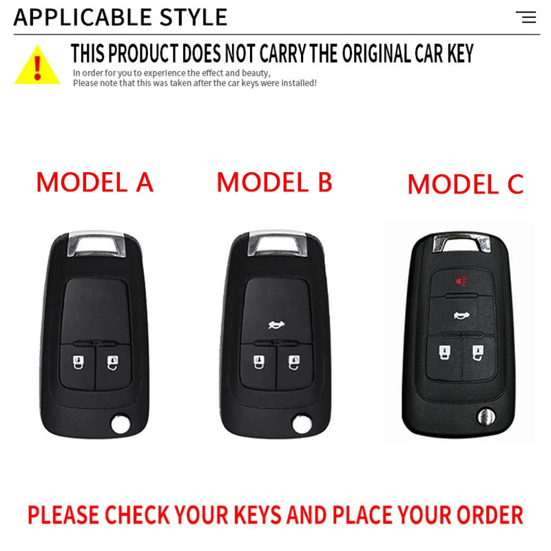 1 Pcs Zinc Alloy Car Key Case Shell Fob For Buick For Chevrolet Cruze Aveo Trax Opel Astra Corsa Meriva Zafira Antara J Keychain