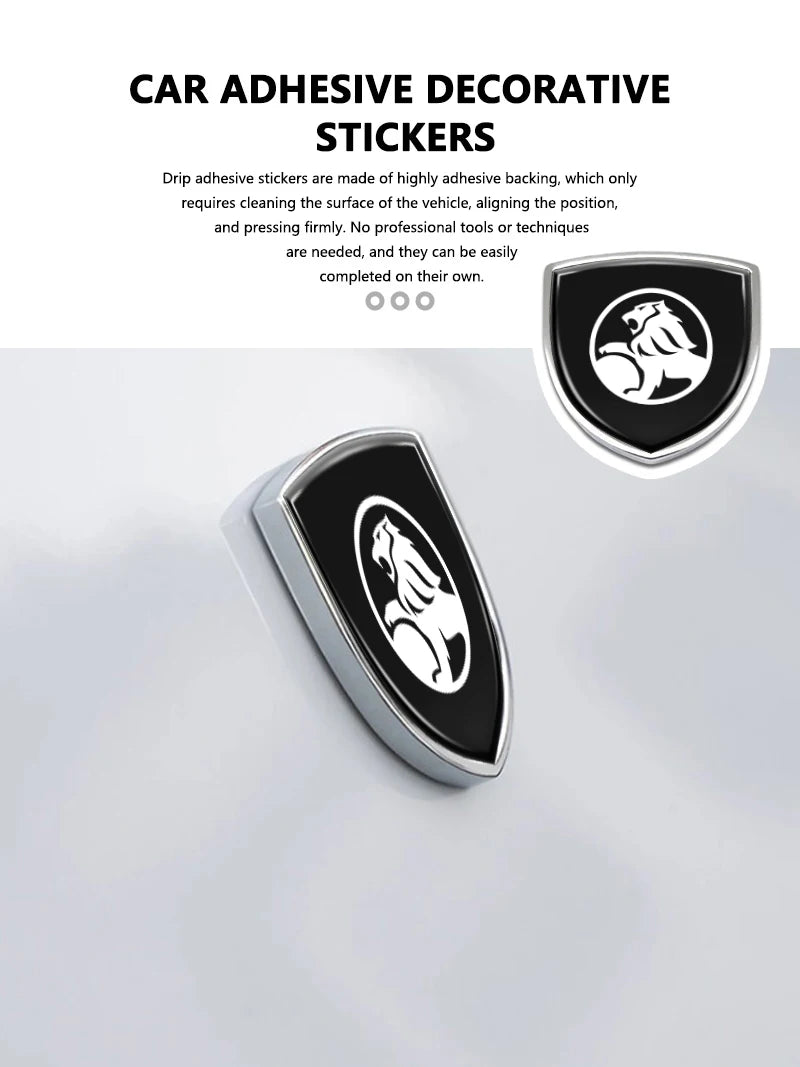 3D Metal Car Trunk Window Side Emblem Badge Decal Sticker For Holden Colorado Captiva Commodor VT VX VU VY VZ HSV Astra