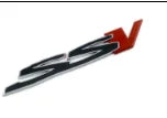 High Quality Chrome Logo SSV VE VF Car Boot Trunk Emblem Decal Badge For Commodore Monaro SSV Decoration
