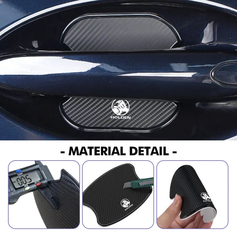 4pcs Car Door Handle Bowl Sticker Protector Anti-collision Strip For Holden HSV Commodore VT VX VU VY VZ VE
