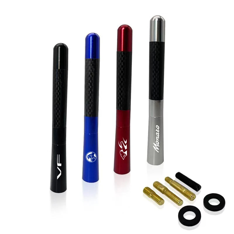 1pcs Universal 12cm Carbon Fiber Car Radio Antenna For Holden HSV Commodore Monaro Trailblazer Colorado VF Cruze Car Accessories