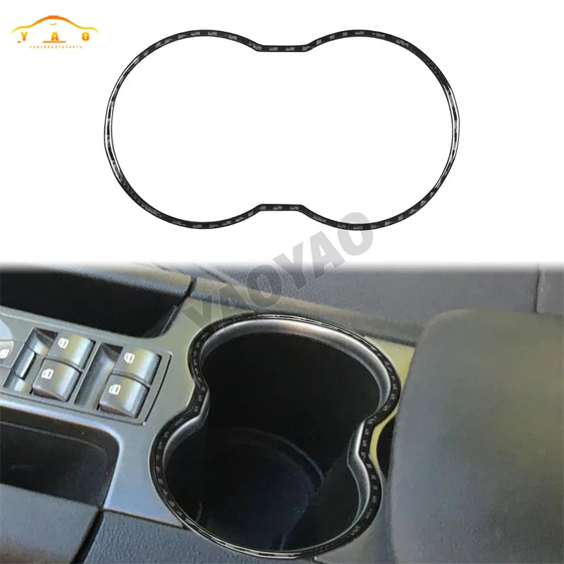 Carbon Fiber For Pontiac G8 2008-2009 For Holden Commodore 2006-2012 Car Gear Shift Cup Holder Panel Cover Sticker Accessories