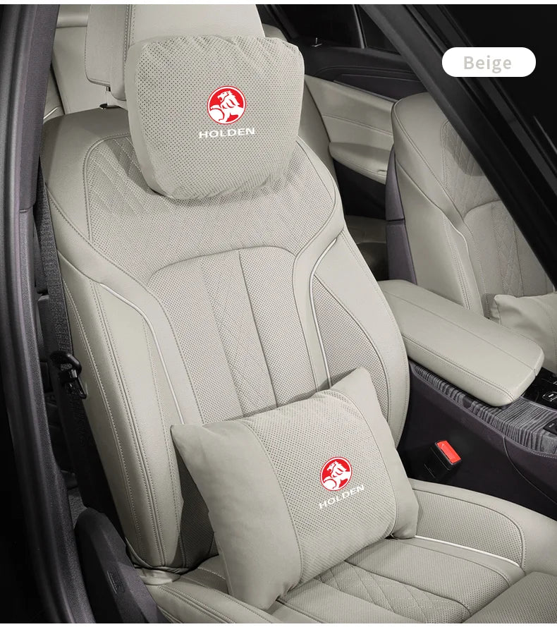 For Holden Commodore Monaro Trailblazer Badge Emblem Colorado Captiva Car Headrest Neck Support Seat Lumbar Cushion Neck Pillow