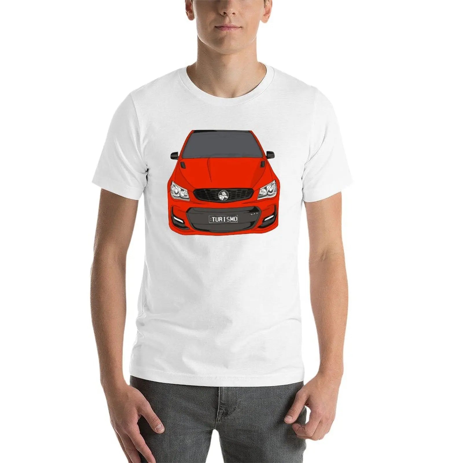 Holden SSV redline, RedHot T-Shirt men t shirt cotton 100% t shirt custom print T-Shirt