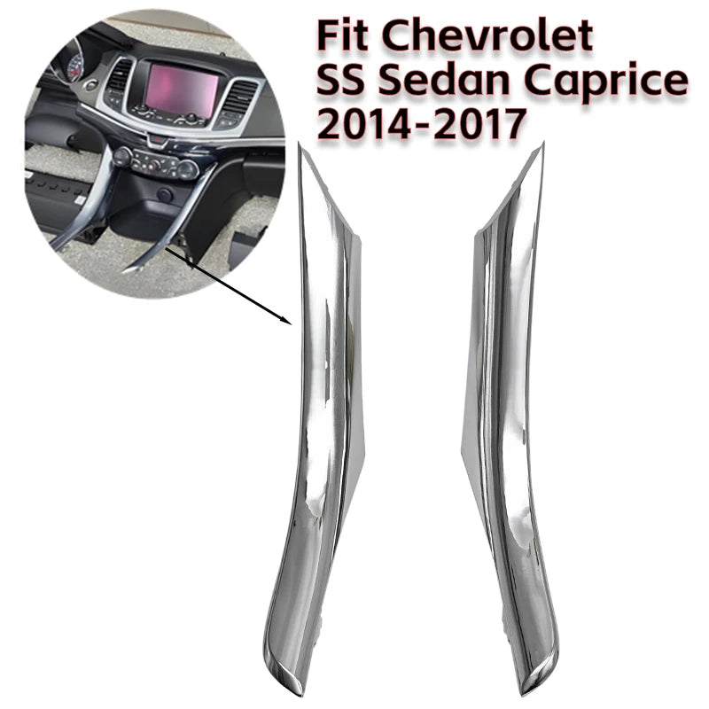 Chrome Center Console Trim Fit 2014-2017 Chevy SS Sedan Caprice