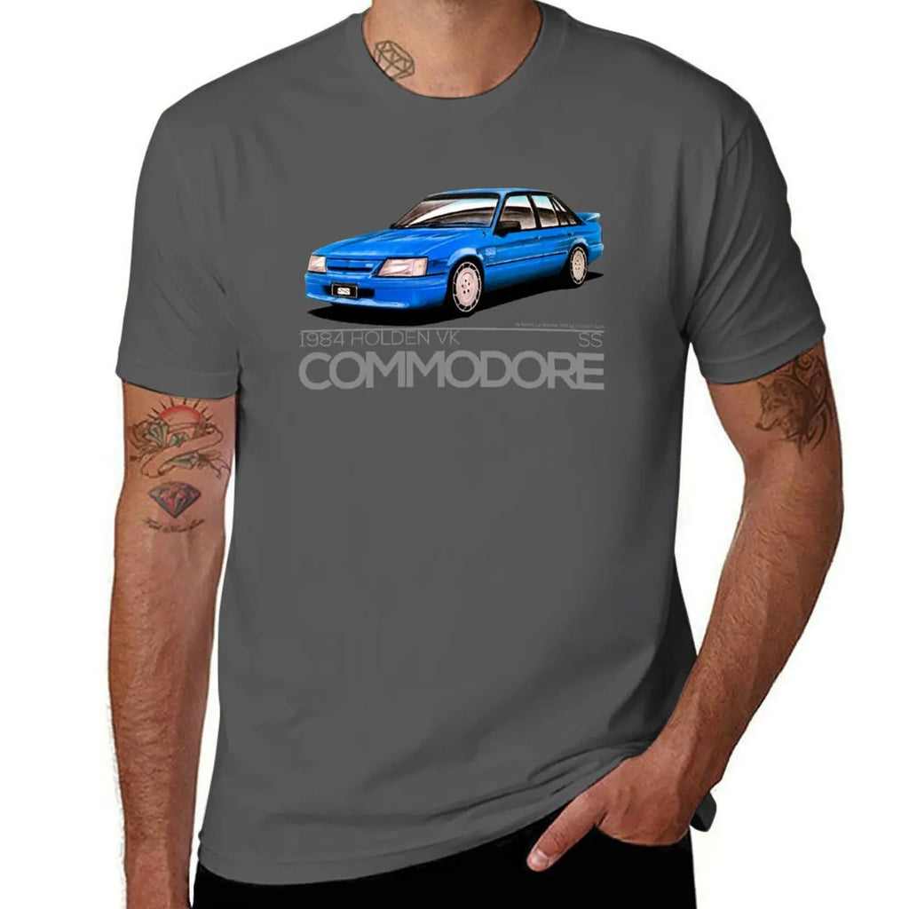 - 1984 Commodore VK 100 shirt t percent cotton 'Peter Classics for T-Shirt anime man Brock' SS Automotive tshirt Holden Edition