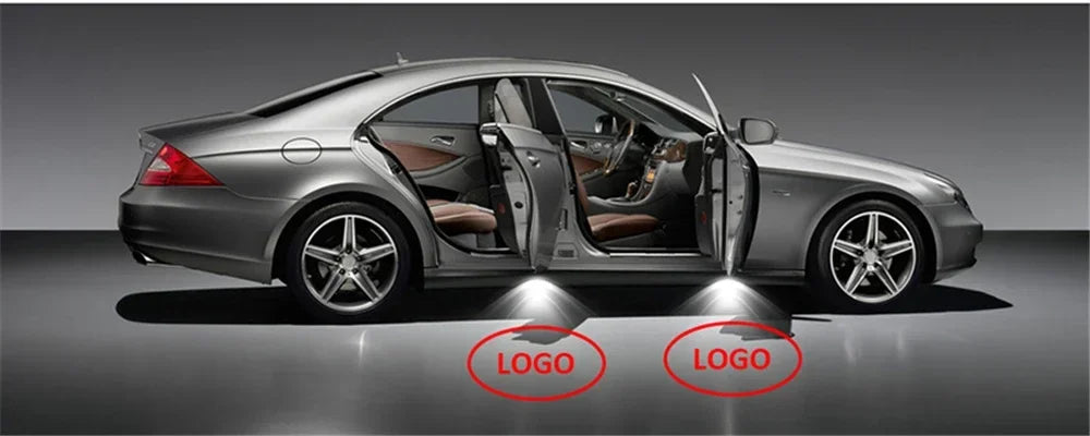 QCDIN for HOLDEN LED Car Logo Door Projector Light Welcome Ghost Shadow Light for HOLDEN HSV Commodeore Captiva