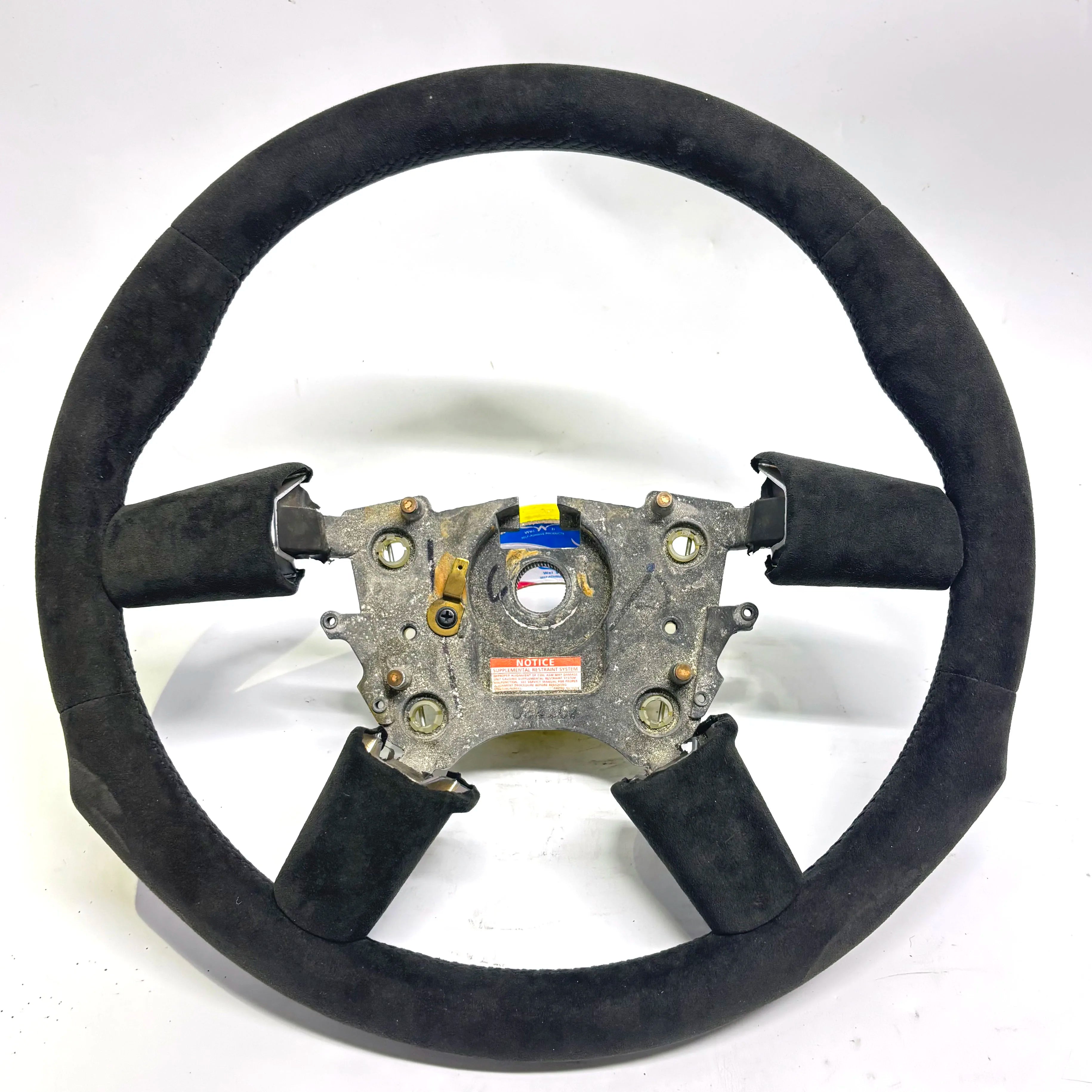 Custom Black Alcantara Leather Custom Steering Wheel For The Pontiac Gto/Holden Holden Commodore Vz Vy 2004-2006