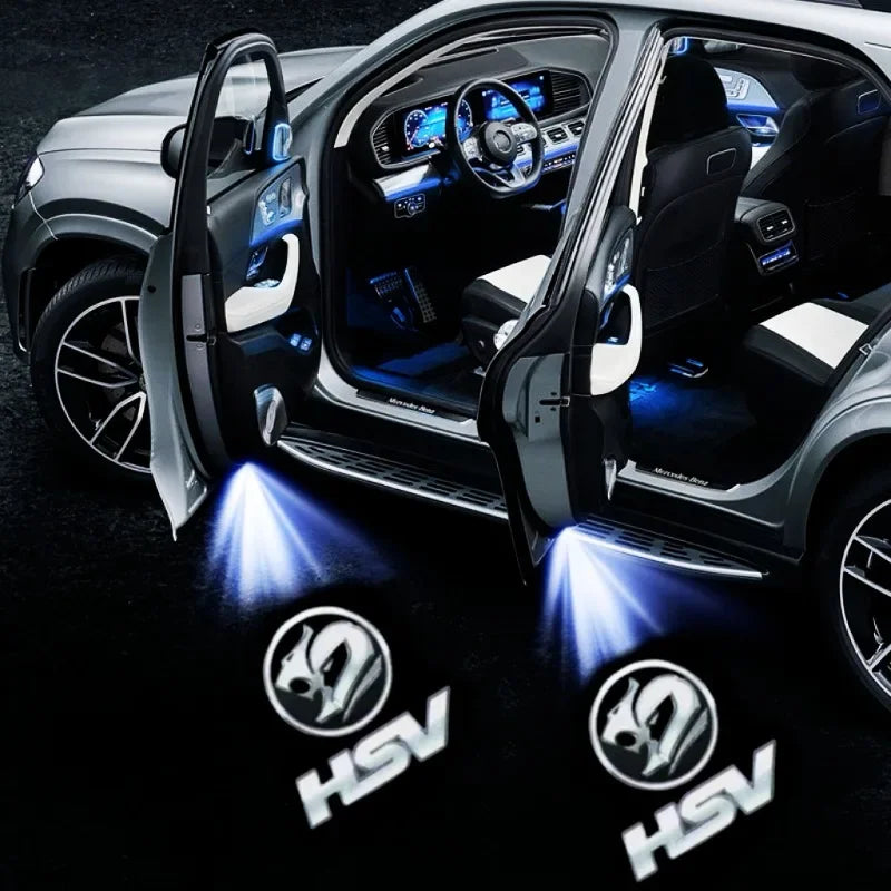 2x Car Logo Wireless Courtesy Car Door Projector LED Shadow Lights For Holden HSV Trailblazer Commodore Colorado GTS  Accessorie