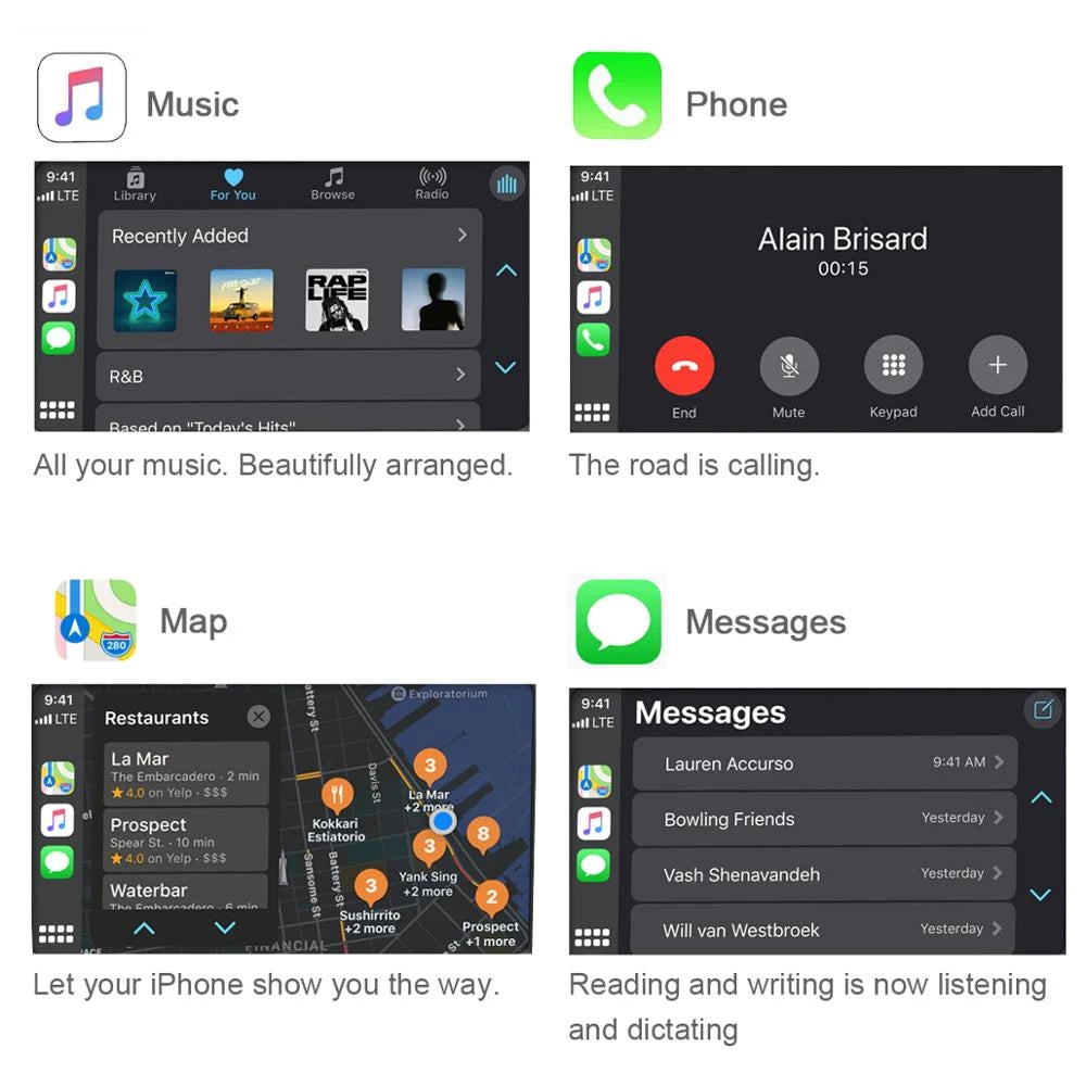 kSmart auto Wireless CarPlay AndroidAuto Retrofit for Holden Commodore VF1 VF2 MyLink system Support OEM Microphone
