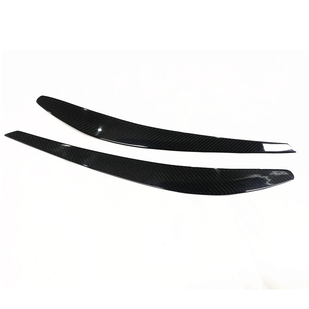 2PCS Carbon Fiber Headlight Eyebrow Sticker Car Front Head Light Eyelid Cover Trim For Holden VE Commodore SS SSV SV6 S Evoke