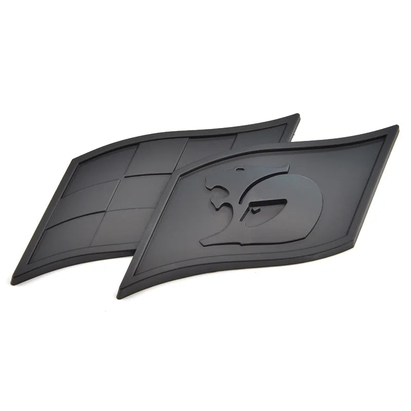 Plastic HSV Badge Emblem Matte Black Lion Flag Commodore Wagon Clubsport Gts Senator