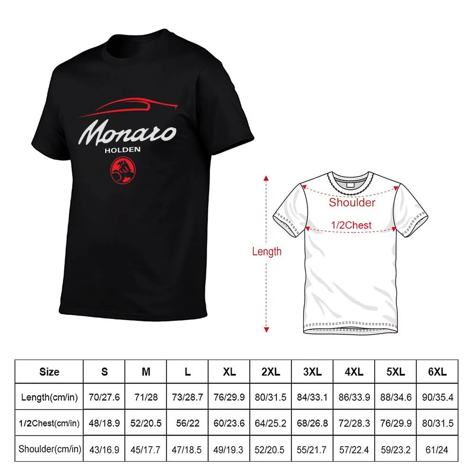 man HOLDEN graphic t luxury man for shirts T-Shirt t MONARO shirt vintage
