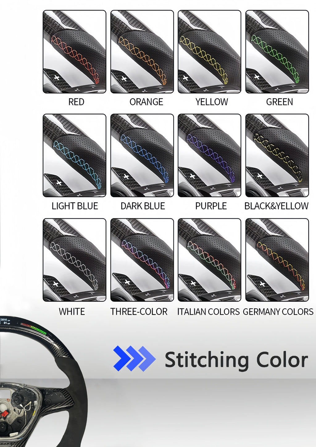 Custom Carbon Fiber Steering Wheel For Pontiac G8 For Holden COMMODORE Sedan Estate Statesman Pickup VE VF Sports Steering Wheel