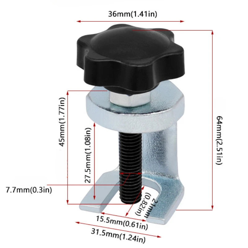 Fixed Car Wiper Puller Auto Windshield Wiper Arm Removal Repair Tool Windscreen Glass Mechanics Puller Kit Parts