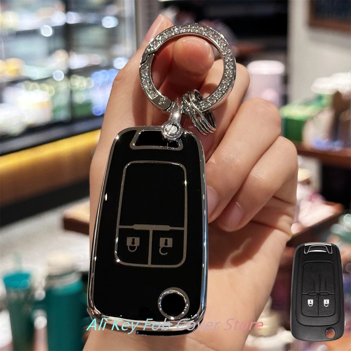 Key Fob Cover Keychain Lanyard for Vauxhall Zafira Astra Insignia Holden Flip Car Key Shell Cover