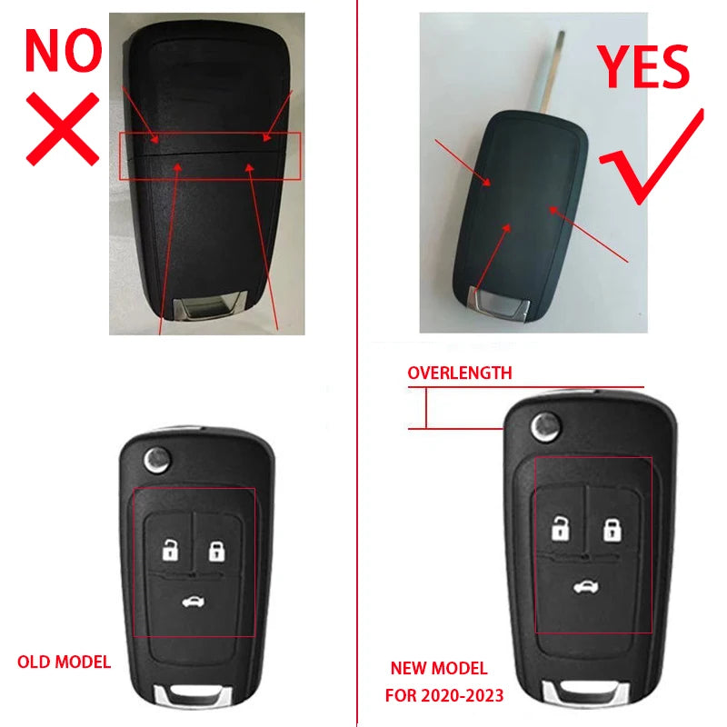 1 Pcs Zinc Alloy Car Key Case Shell Fob For Buick For Chevrolet Cruze Aveo Trax Opel Astra Corsa Meriva Zafira Antara J Keychain