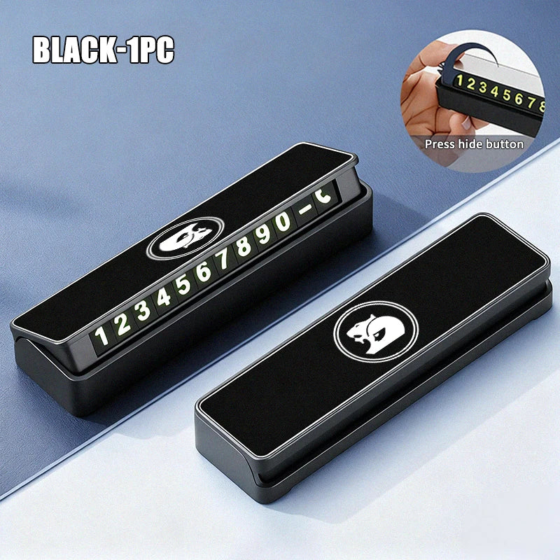 Aluminum Alloy Car Temporary Parking Telephone Sign Number Card Plate For Holden Colorado Commodore Hsv Cruze Captiva VT VX VU